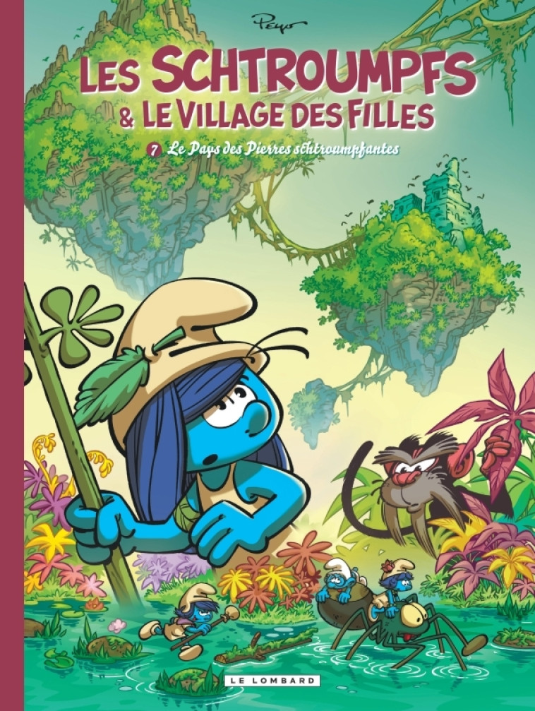 Les Schtroumpfs et le village des filles - Tome 7 - Le Pays des Pierres schtroumpfantes - Parthoens Parthoens, Culliford Thierry Culliford Thierry, Cagniat Laurent Cagniat Laurent,  Parthoens,  Culliford Thierry,  Cagniat Laurent - LOMBARD