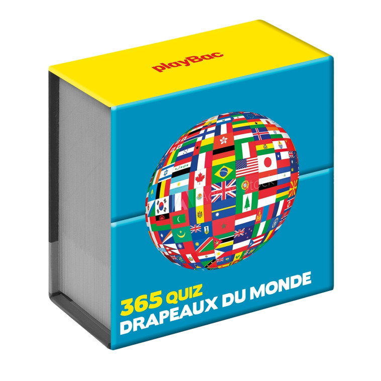 Mini calendrier - 365 quiz sur les Drapeaux du monde -   - PLAY BAC