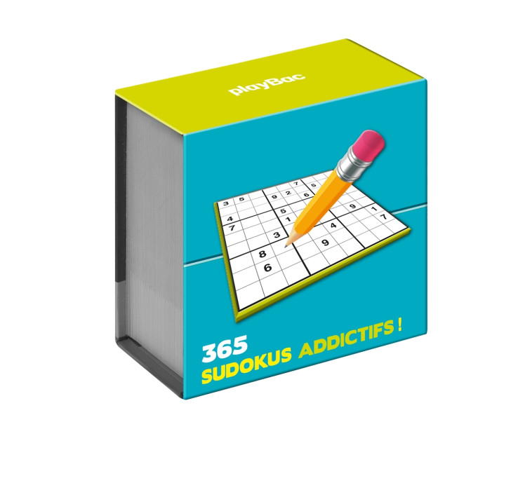 Mini calendrier - 365 Sudokus addictifs -   - PLAY BAC