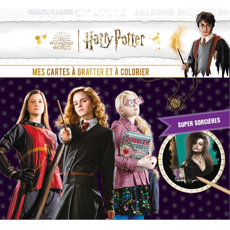 Harry Potter - Cartes à gratter Super sorcières ! -  PLAYBAC EDITIONS - PLAY BAC