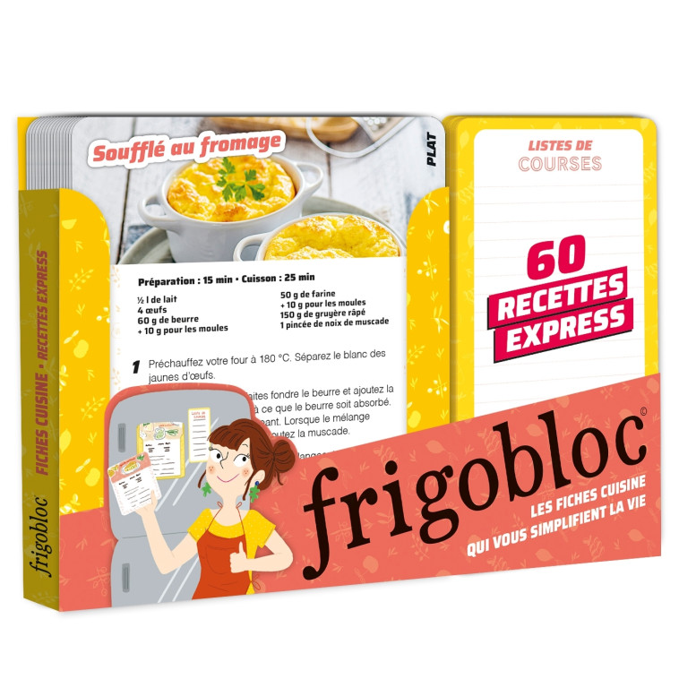 Frigobloc - 60 recettes express - XXX - PLAY BAC