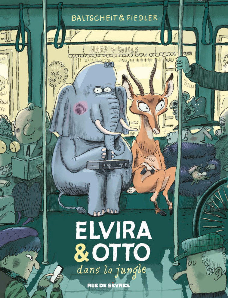 Elvira & Otto - Tome 1 - Elvira & Otto dans la jungle - Max Fiedler, Martin Baltscheit, Claire Paq, Anne Bideault - RUE DE SEVRES