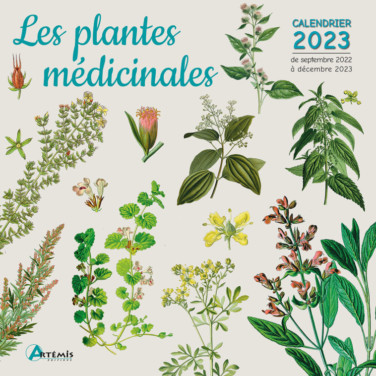 Calendrier les plantes médicinales 2023 -  Collectif - ARTEMIS