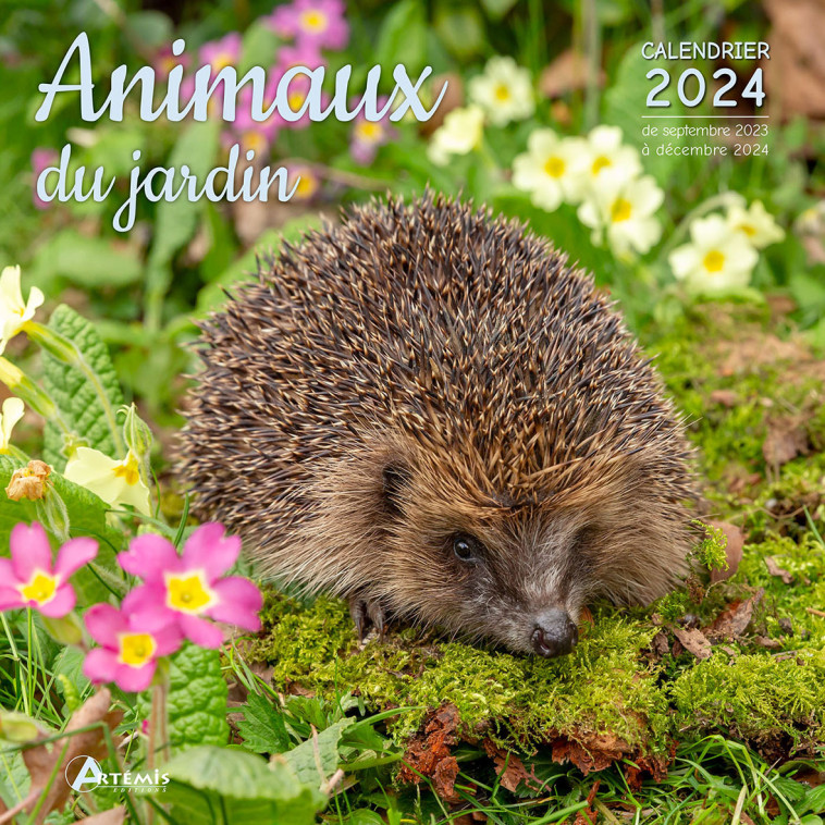 Calendrier Animaux du jardin 2024 -  Collectif - ARTEMIS