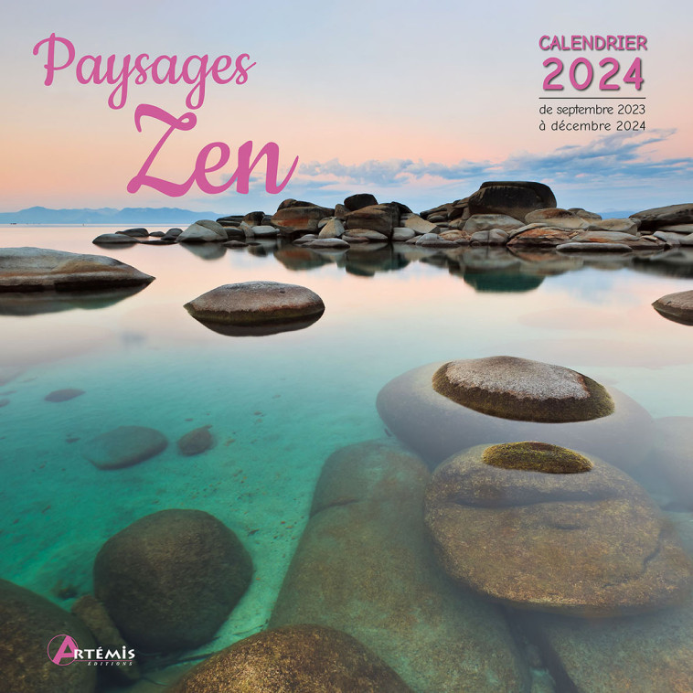 Calendrier Paysages zen 2024 -  Collectif - ARTEMIS