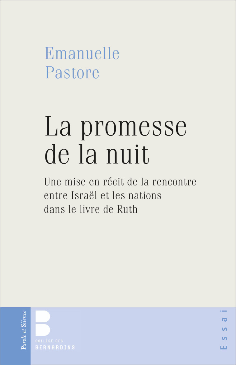 La promesse de la nuit - Emanuelle Pastore - PAROLE SILENCE