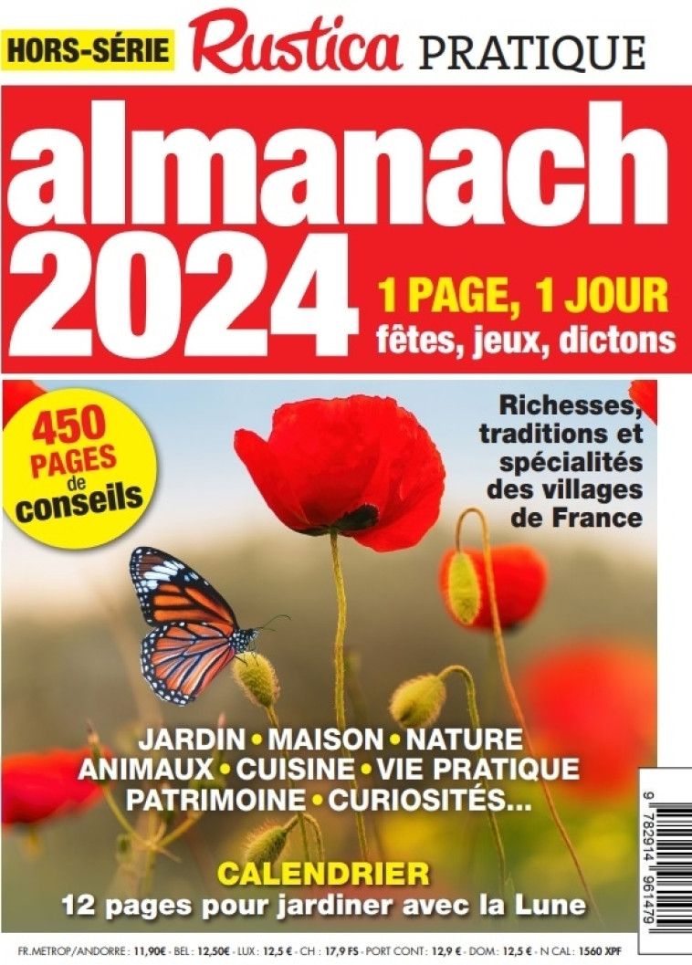 Hors Série Rustica Pratique ALMANACH 2024 - Sabine JEANNIN DA COSTA - RUSTICA