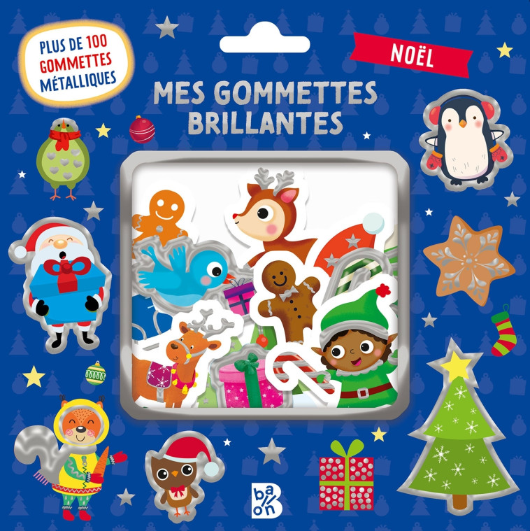 POCHETTE MES GOMMETTES BRILLANTES NOEL - XXX - BALLON