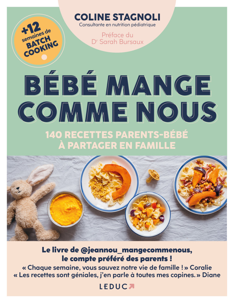 Bébé mange comme nous - Coline Stagnoli, Dr Sarah Bursaux - LEDUC