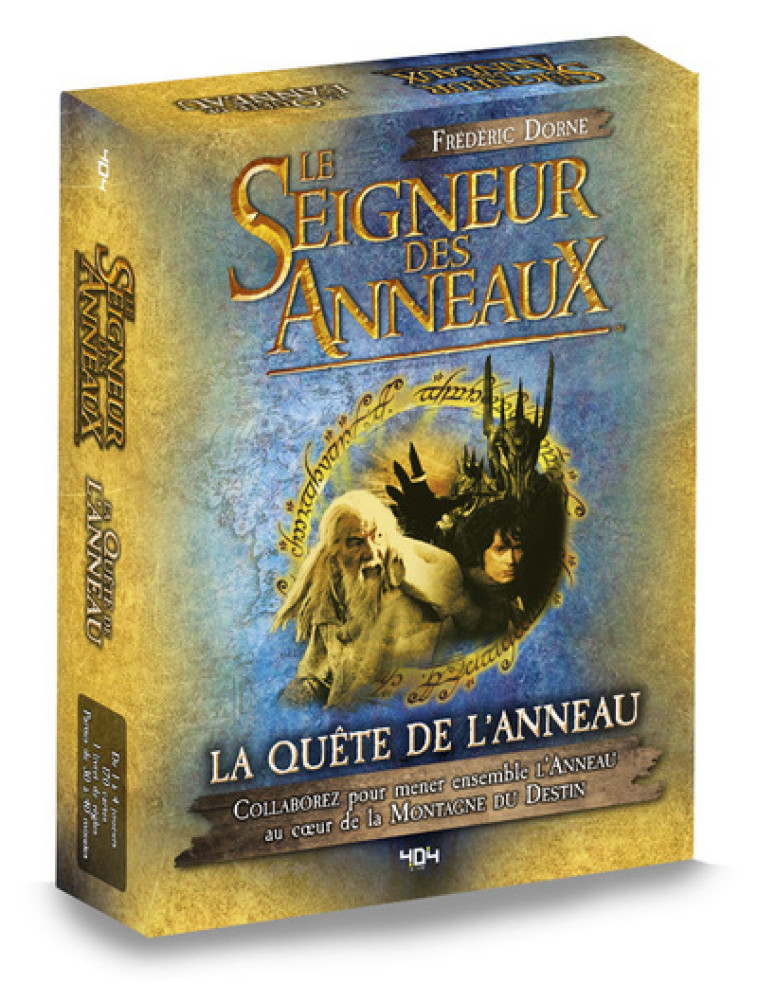 Le Seigneur des Anneaux - La Quête de l'Anneau - Warner Bros Warner Bros, Frédéric Dorne - 404 EDITIONS