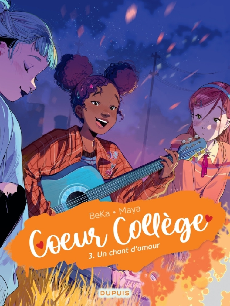 Coeur Collège - Tome 3 - Un chant d'amour - Beka Beka, Maya Maya - DUPUIS