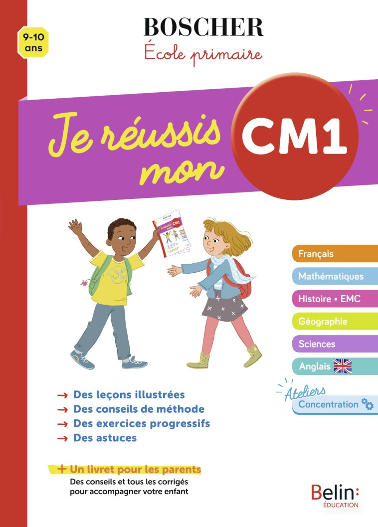 Je réussis mon CM1 - Valérie Drévillon,  Collectif - BELIN EDUCATION