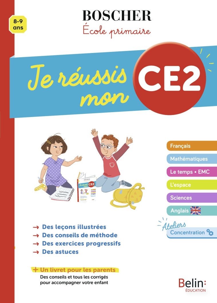 Je réussis mon CE2 - Renaud d'Enfert, Valérie Drévillon - BELIN EDUCATION