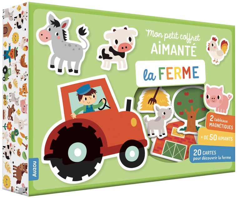 MON PETIT COFFRET AIMANTÉ - LA FERME - Deborah Van De Leijgraaf - AUZOU