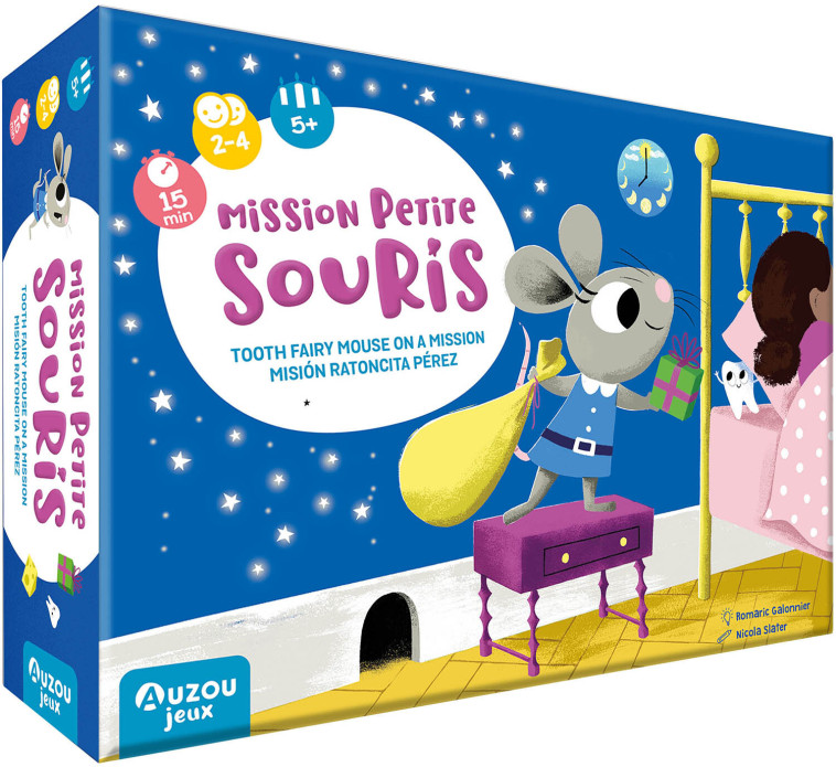 P'TITS JEUX - MISSION PETITE SOURIS - Romaric Galonnier, Nicola Slater - AUZOU