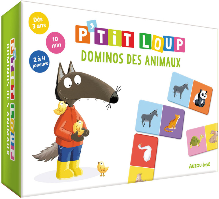 P'TIT LOUP - DOMINOS DES ANIMAUX - Orianne Lallemand, Éléonore THUILLIER - AUZOU