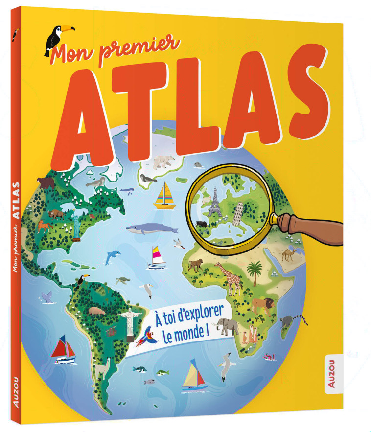 MON PREMIER ATLAS - Marie-France DELHOMME, Sabine ELISSEE, Sabrina LANNELUC - AUZOU