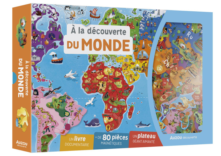 A LA DÉCOUVERTE DU MONDE - Patrick David, Eugénie Varone - AUZOU