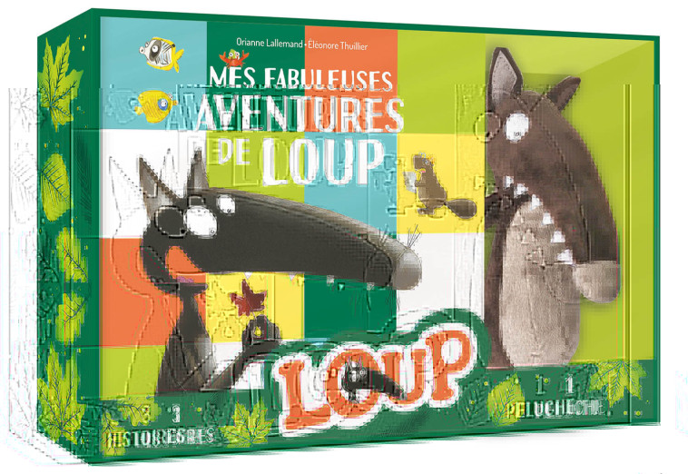 COFFRET LOUP - MES FABULEUSES AVENTURES DE LOUP - Orianne Lallemand, Éléonore THUILLIER - AUZOU