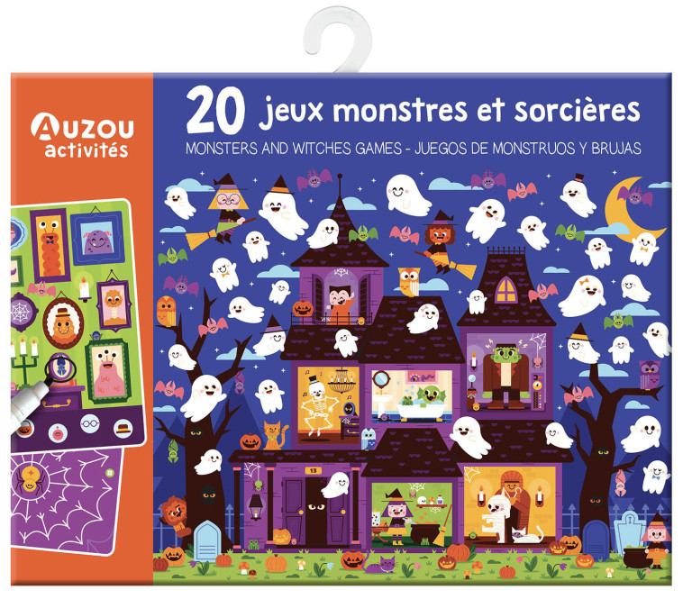 MA POCHETTE DE JEUX - 20 P'TITS JEUX - MONSTRES ET SORCIÈRES - PRETEND FRIENDS PRETEND FRIENDS - AUZOU