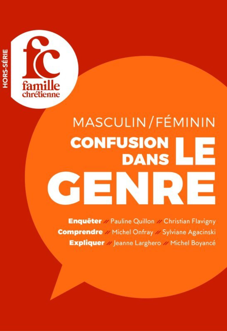 Masculin, féminin, confusion dans le genre - Collectif Collectif - FAM CHRETIENNE