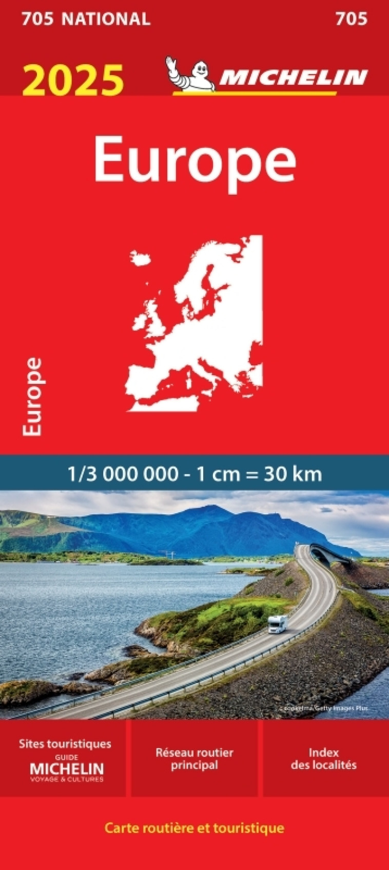 Carte Nationale Europe 2025 -  - MICHELIN