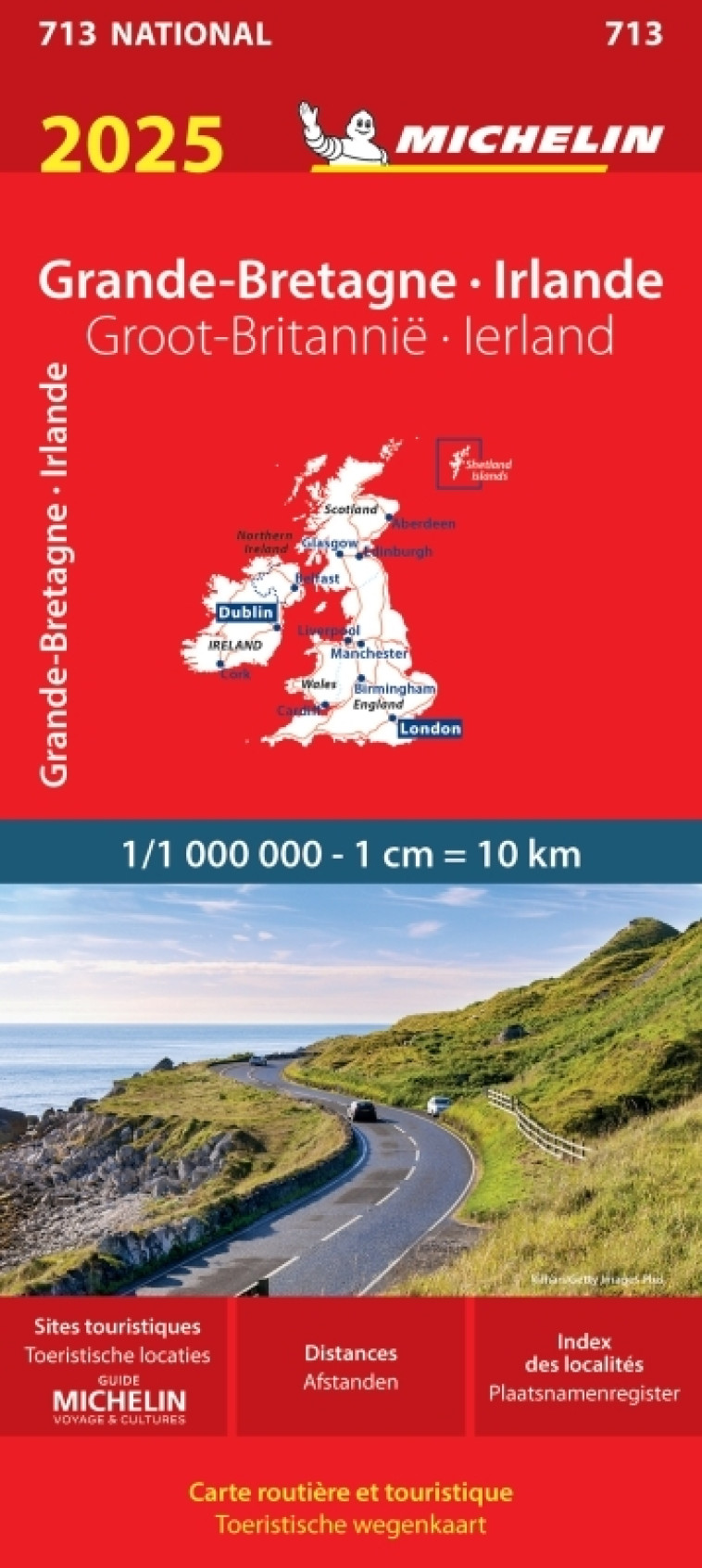 Carte Nationale Grande-Bretagne, Irlande 2025 -  - MICHELIN