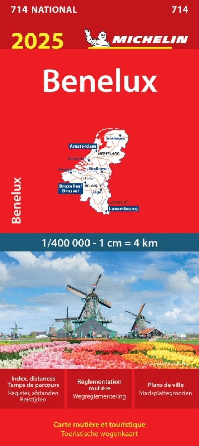 Carte Nationale Benelux 2025 -  - MICHELIN