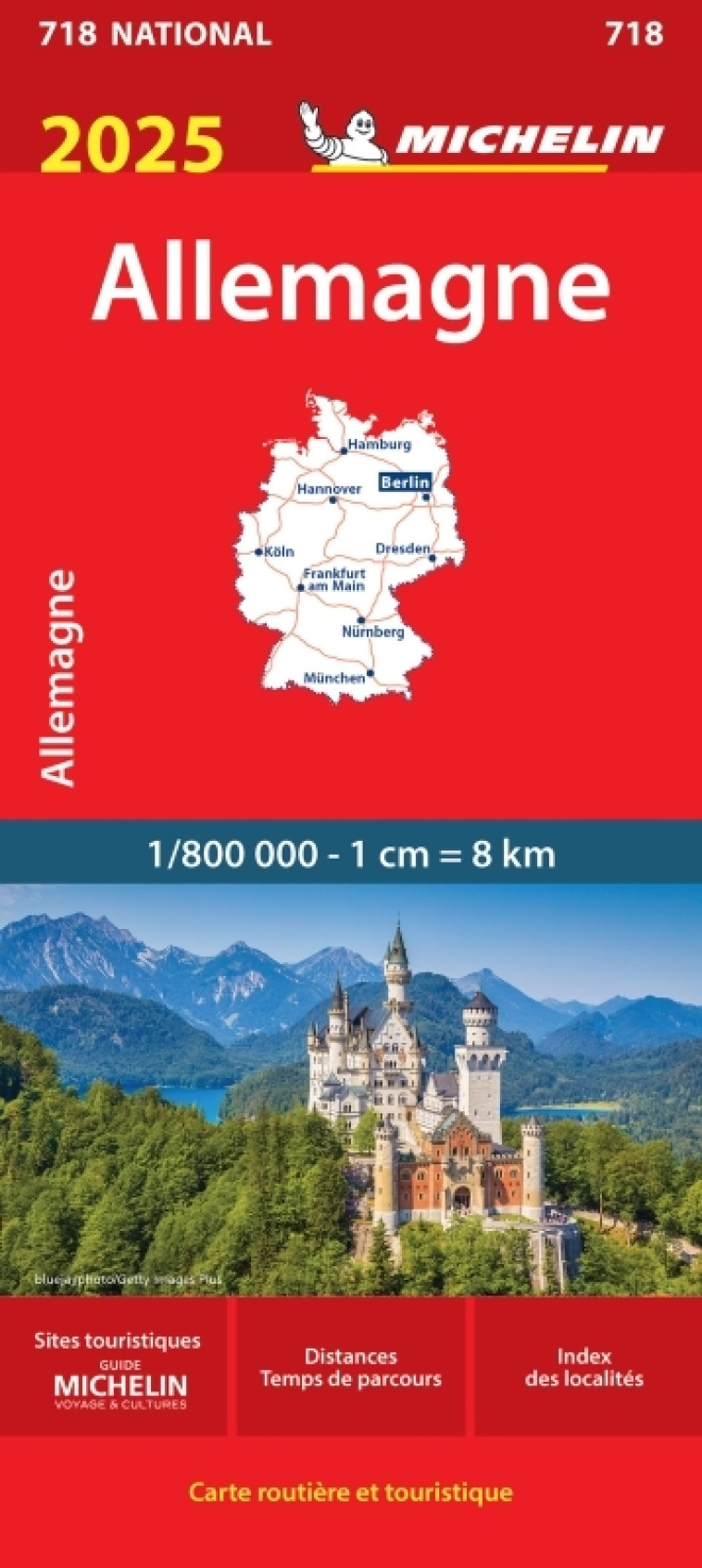 Carte Nationale Allemagne 2025 -  - MICHELIN