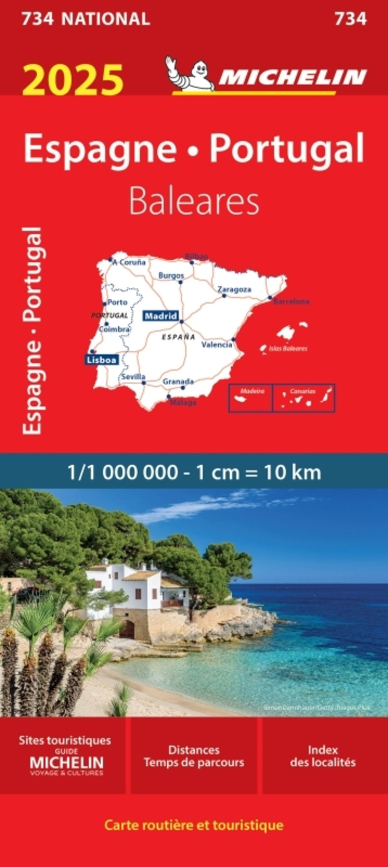 Carte Nationale Espagne, Portugal 2025 -  - MICHELIN