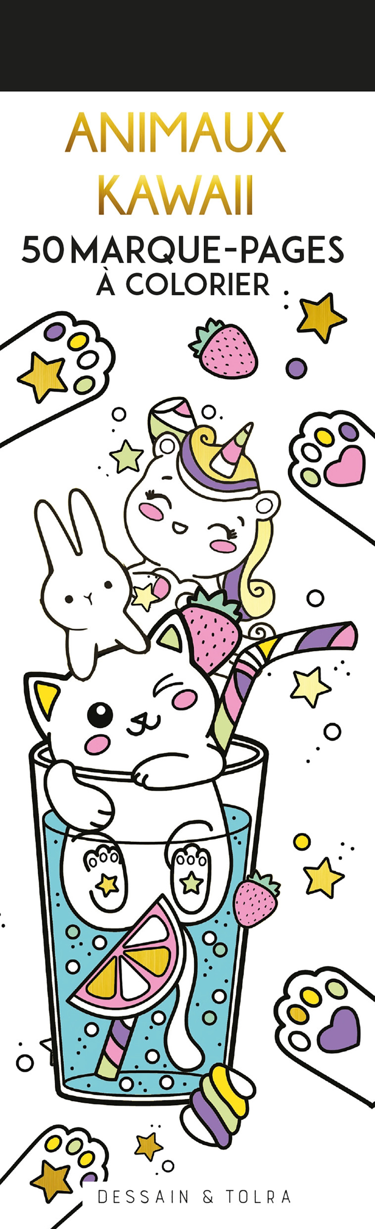 Animaux Kawaii - 50 marque-pages à colorier -  - DESSAIN TOLRA