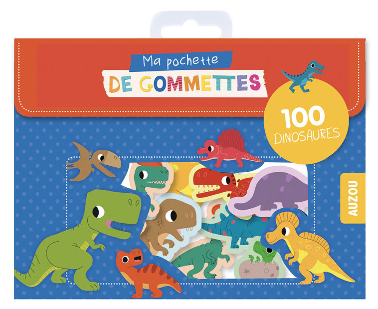 Ma pochette de gommettes - 100 Dinosaures - Ivan CALMET - AUZOU