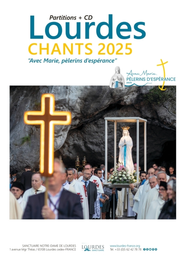 Lourdes : Chants 2025 Avec Marie, pèlerins d'espérance - Isaia Ravelli - ADF MUSIQUE