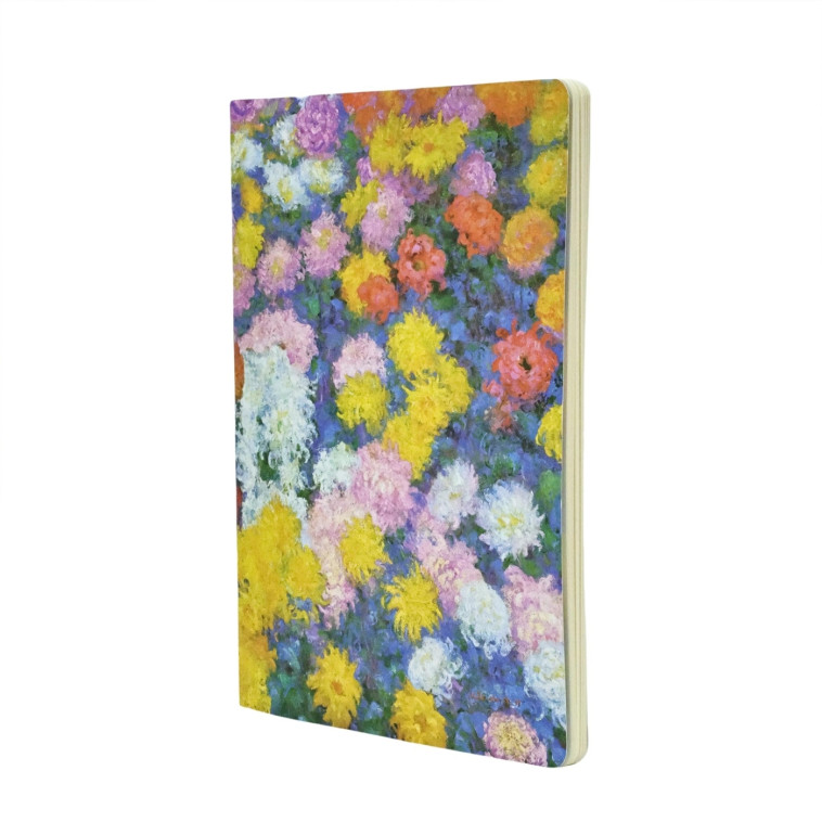 Cahiers Les Chrysanthemes de Monet  A4 LIG. 80pg. -  - PAPERBLANKS