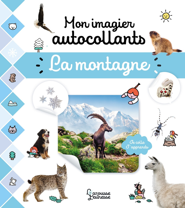 Mon imagier autocollants - La montagne -   - LAROUSSE