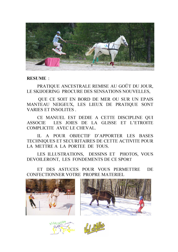 Le skijoering équestre et le rollerjoering - Christian Repaux - LAVAUZELLE