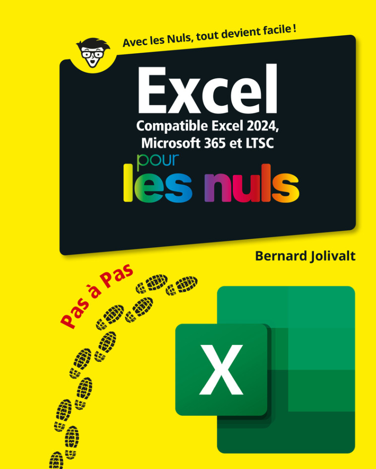 Excel 2024 Pas à Pas pour les Nuls - Jolivalt Bernard - POUR LES NULS