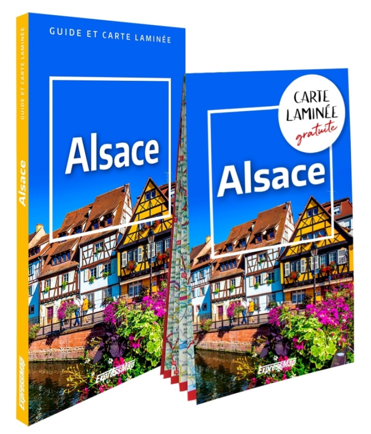 Alsace (guide et carte laminée) -  - EXPRESSMAP