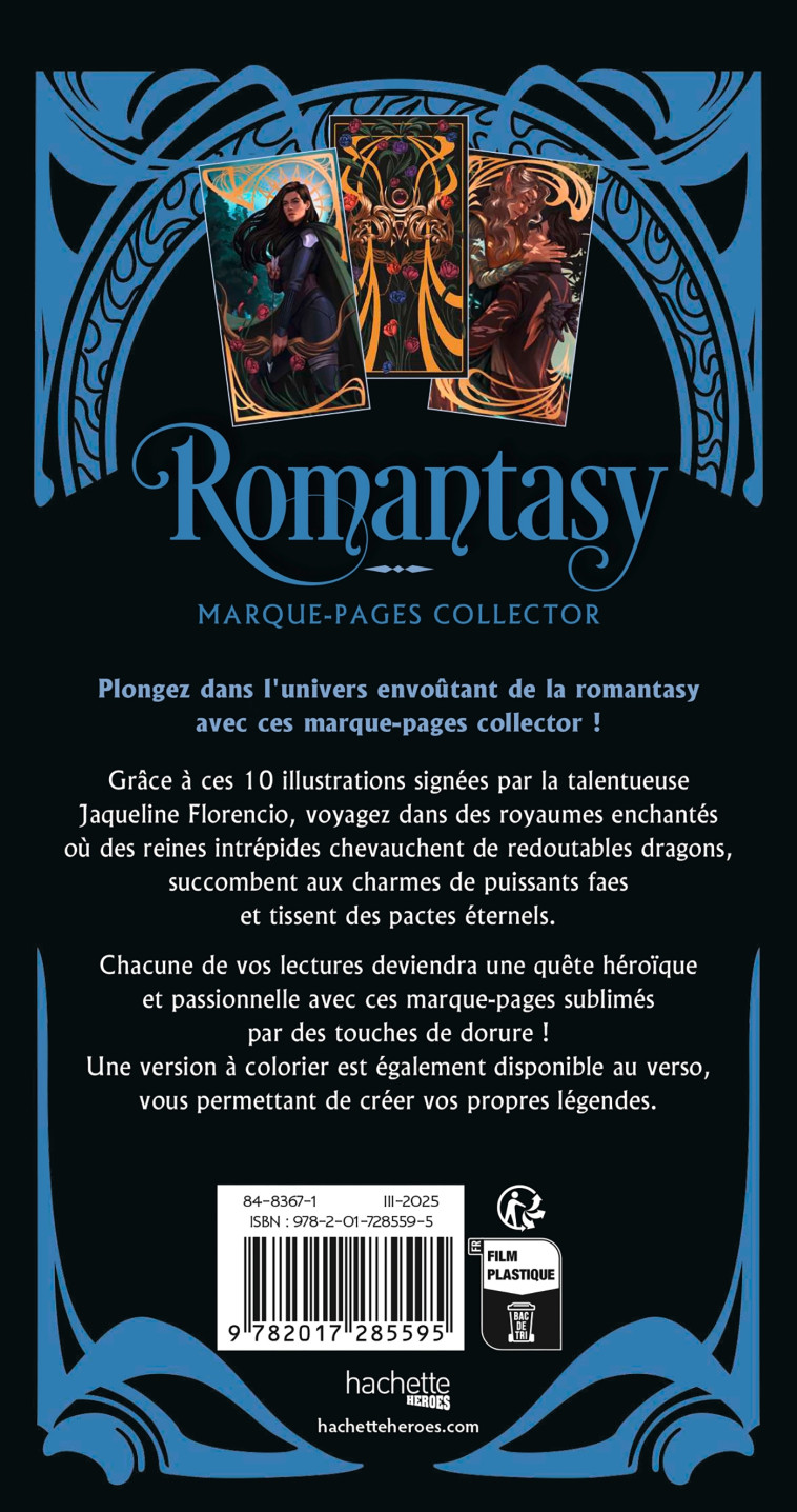 Marque-pages collector - Romantasy - Jaqueline Florencio - HACHETTE HEROES