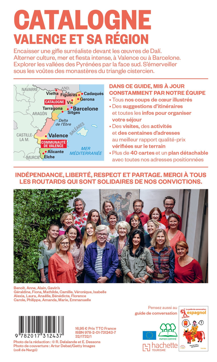 Guide du Routard Catalogne Valence et sa région 2025/26 -  ,   - HACHETTE TOURI