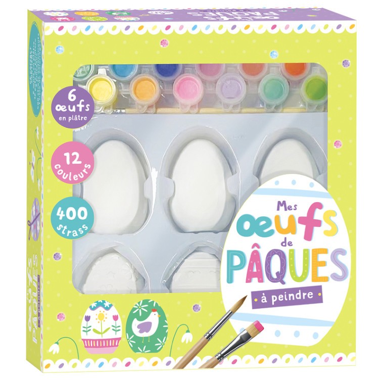 Mes oeufs de Pâques à peindre -  Atelier Cloro - 1 2 3 SOLEIL